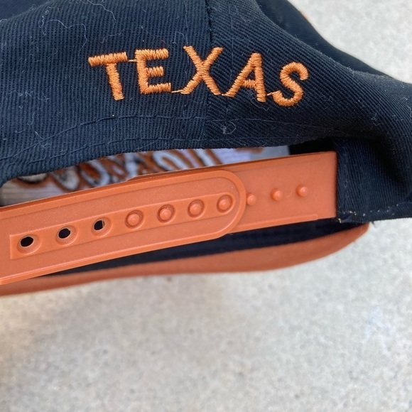 Texas Longhorns Black Script Spell-Out Snapback Hat One Size NCAA Big 12 College - Picture 4 of 10